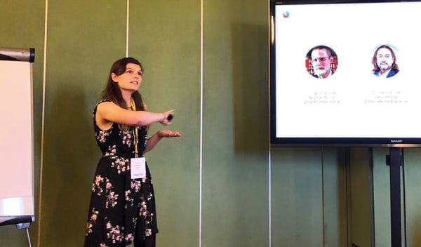 Data scientist Alanna Riederer presents at the ISPIM Annual Conference 2019