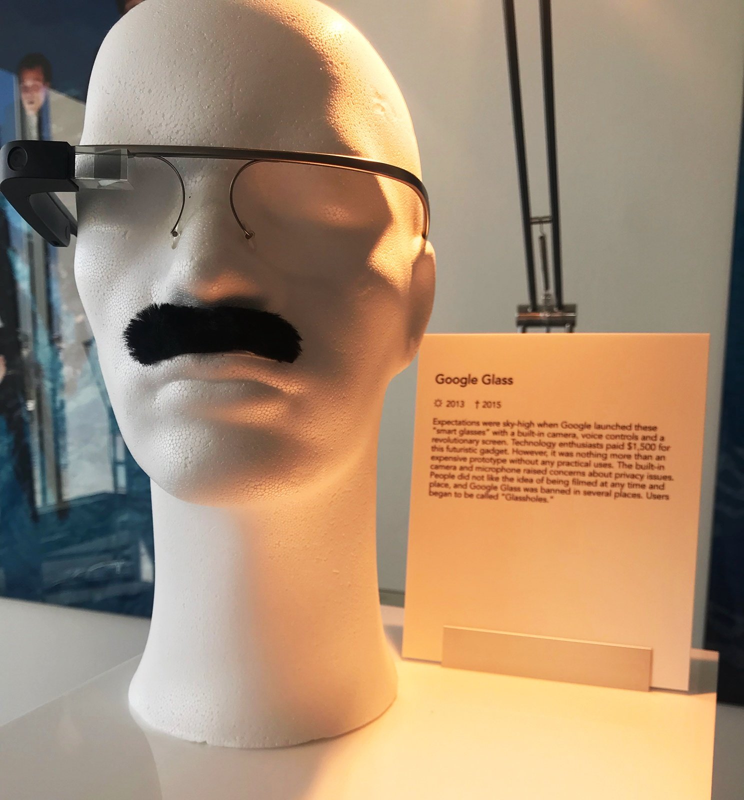 Poll: which is the bigger fail, Google Glass or the mustache?